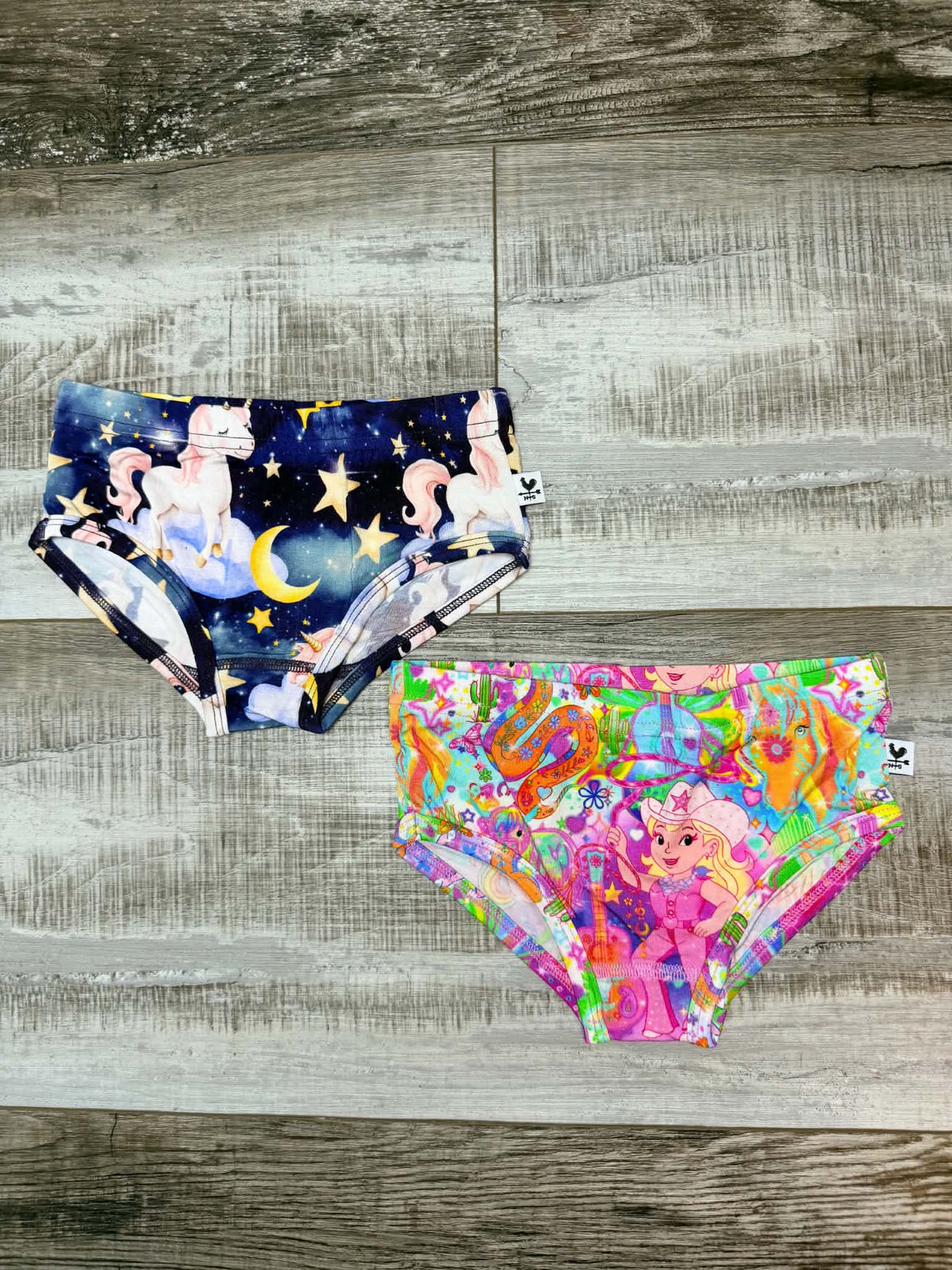 Moonlit Magic and Space Cowgirl 2 Pack Girls Underwear