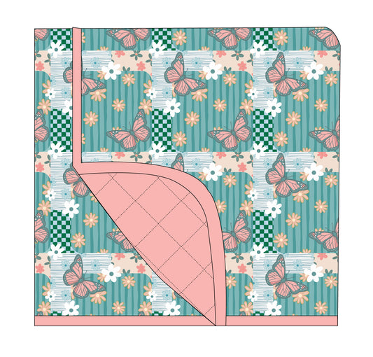 Rogue Garden 65x85 Quilted Blanket