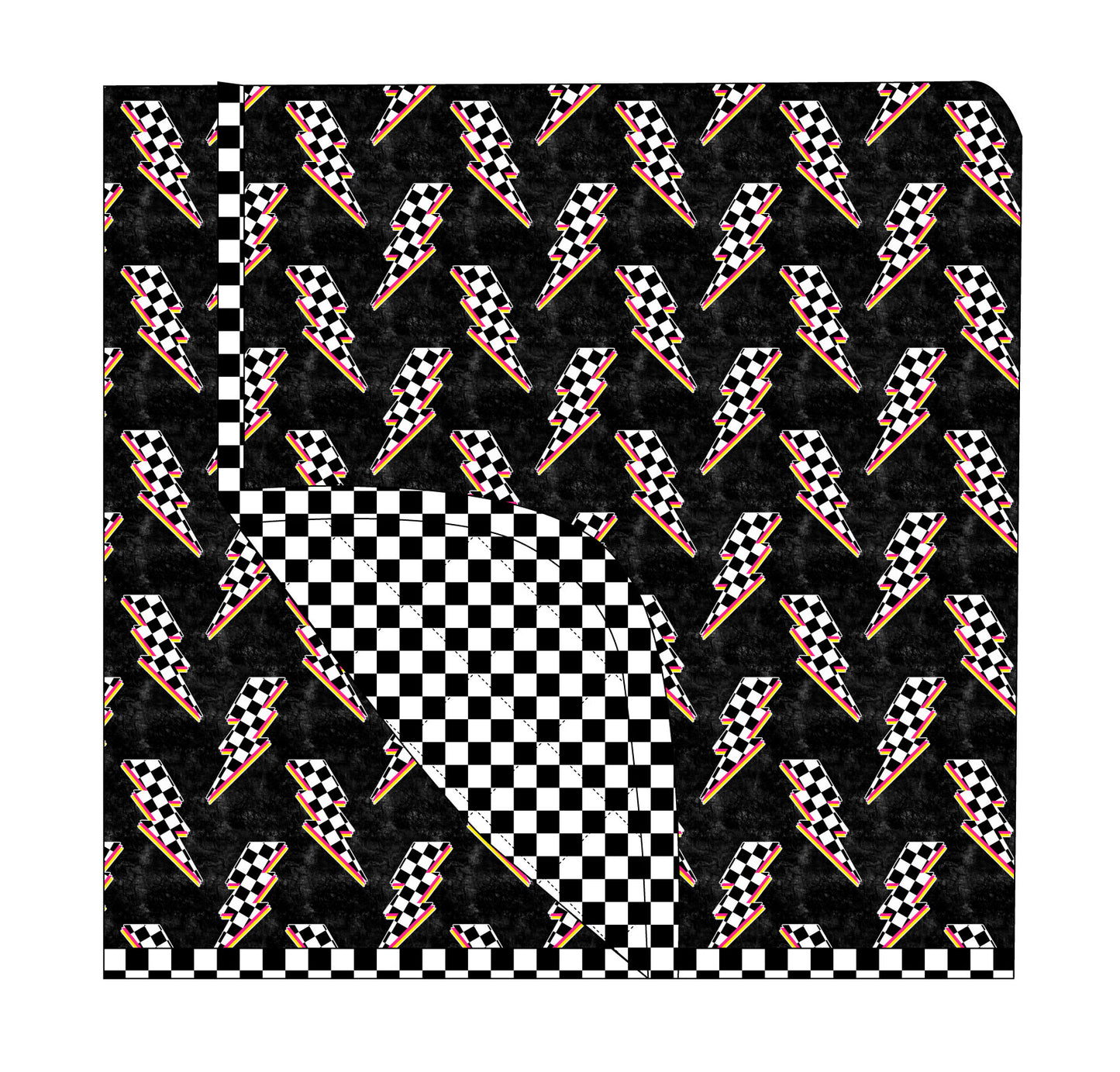 Fast as Lightning 65x85 Quilted Blanket