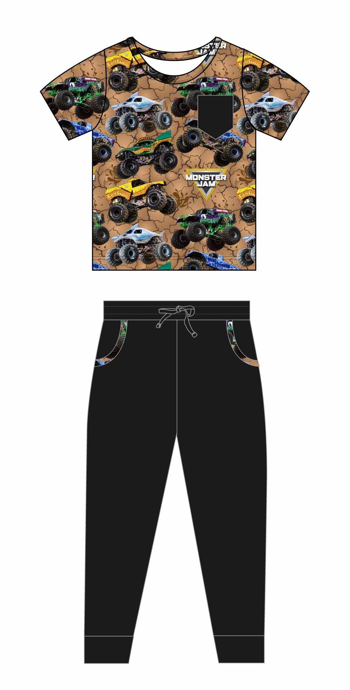 Mud Mayhem Pocket Tee + Joggers