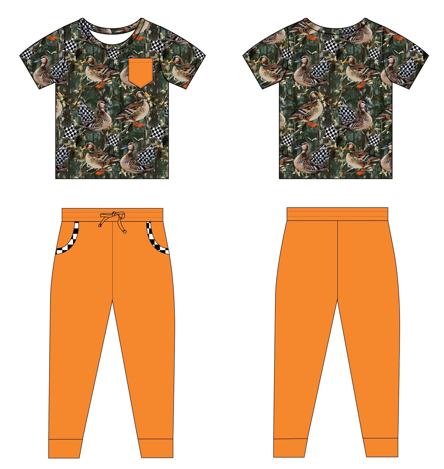 Checkin for Ducks Pocket Tee + Joggers