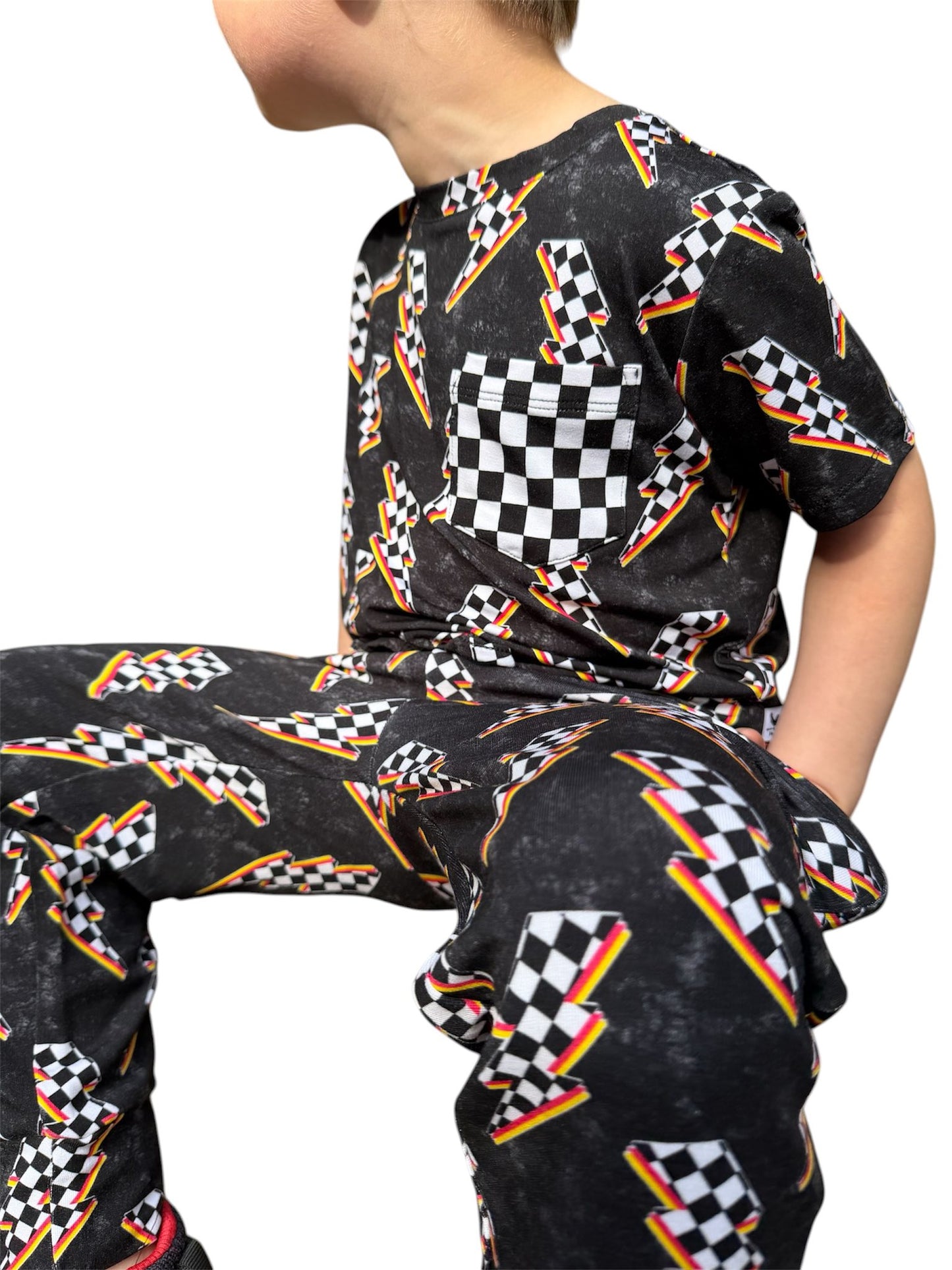 Fast as Lightning Pocket Tee + Joggers