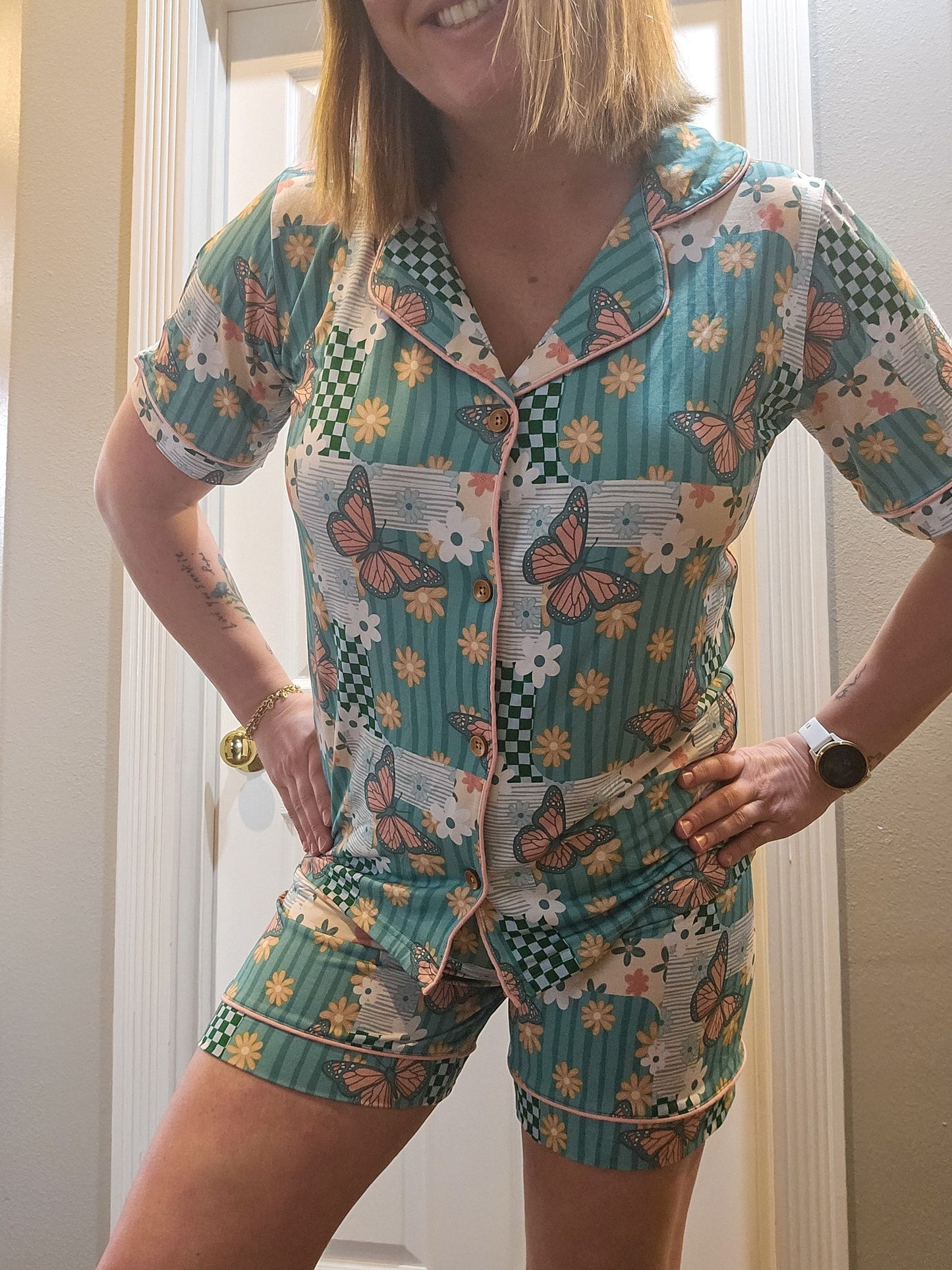 Rogue Garden Women's Pajama Shorts Set