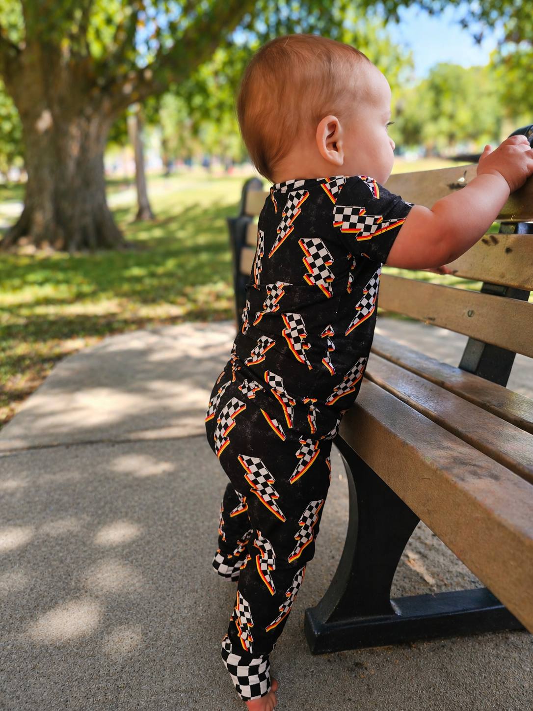 Fast as Lightning Two Piece PJs