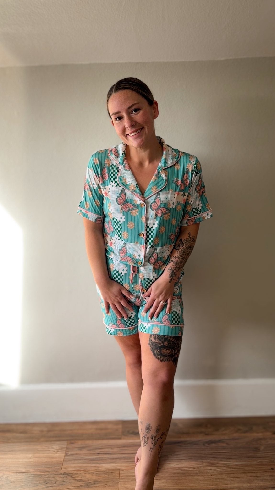 Rogue Garden Women's Pajama Shorts Set