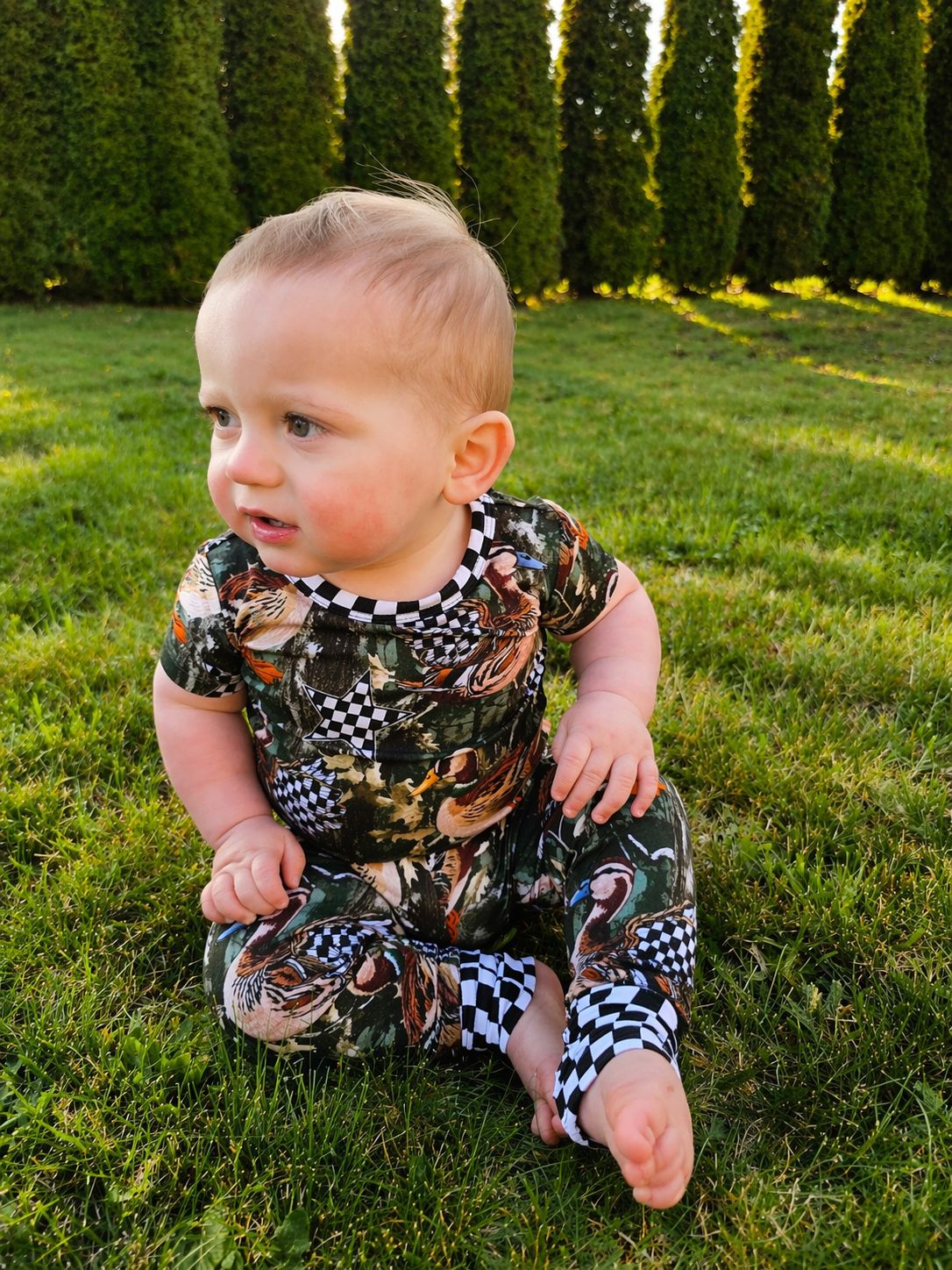 Checkin for Ducks Two Piece PJs