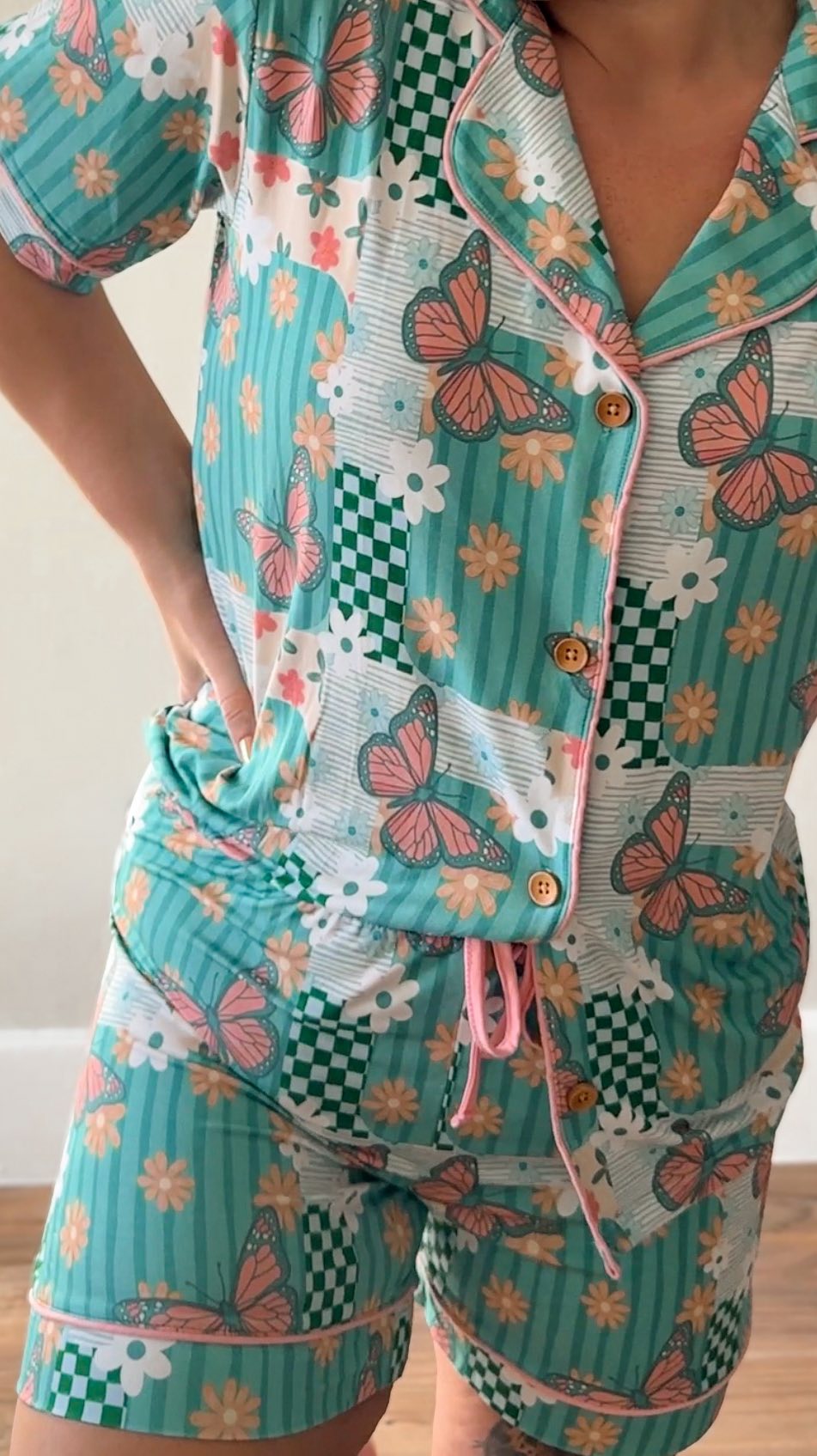 Rogue Garden Women's Pajama Shorts Set