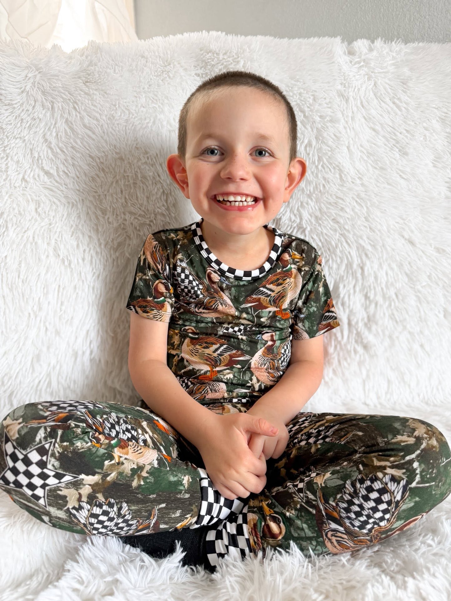 Checkin for Ducks Two Piece PJs