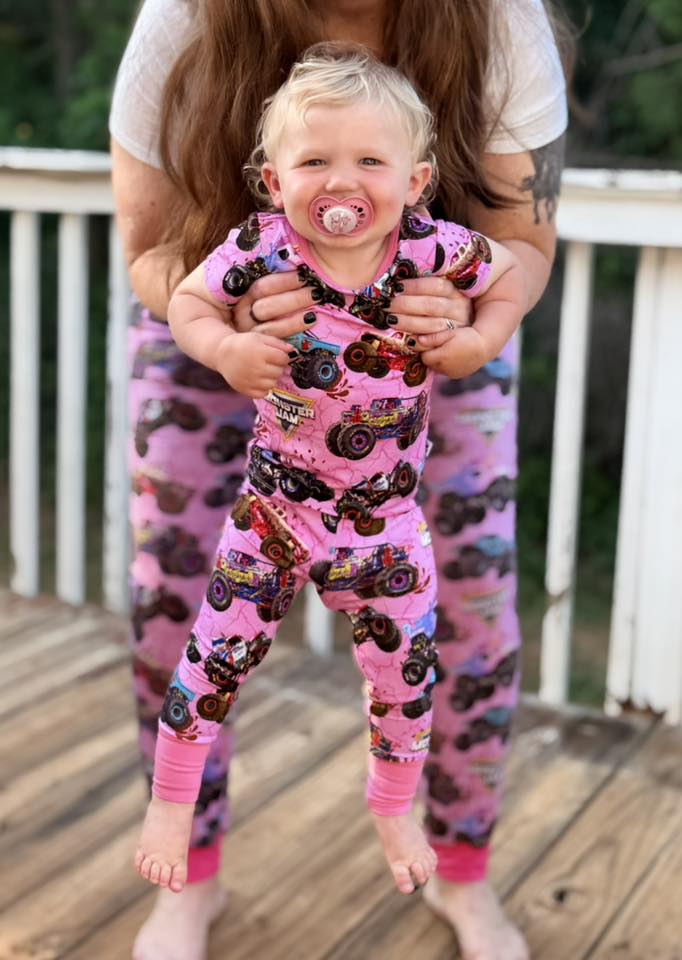 Glitter Smash Two Piece PJs