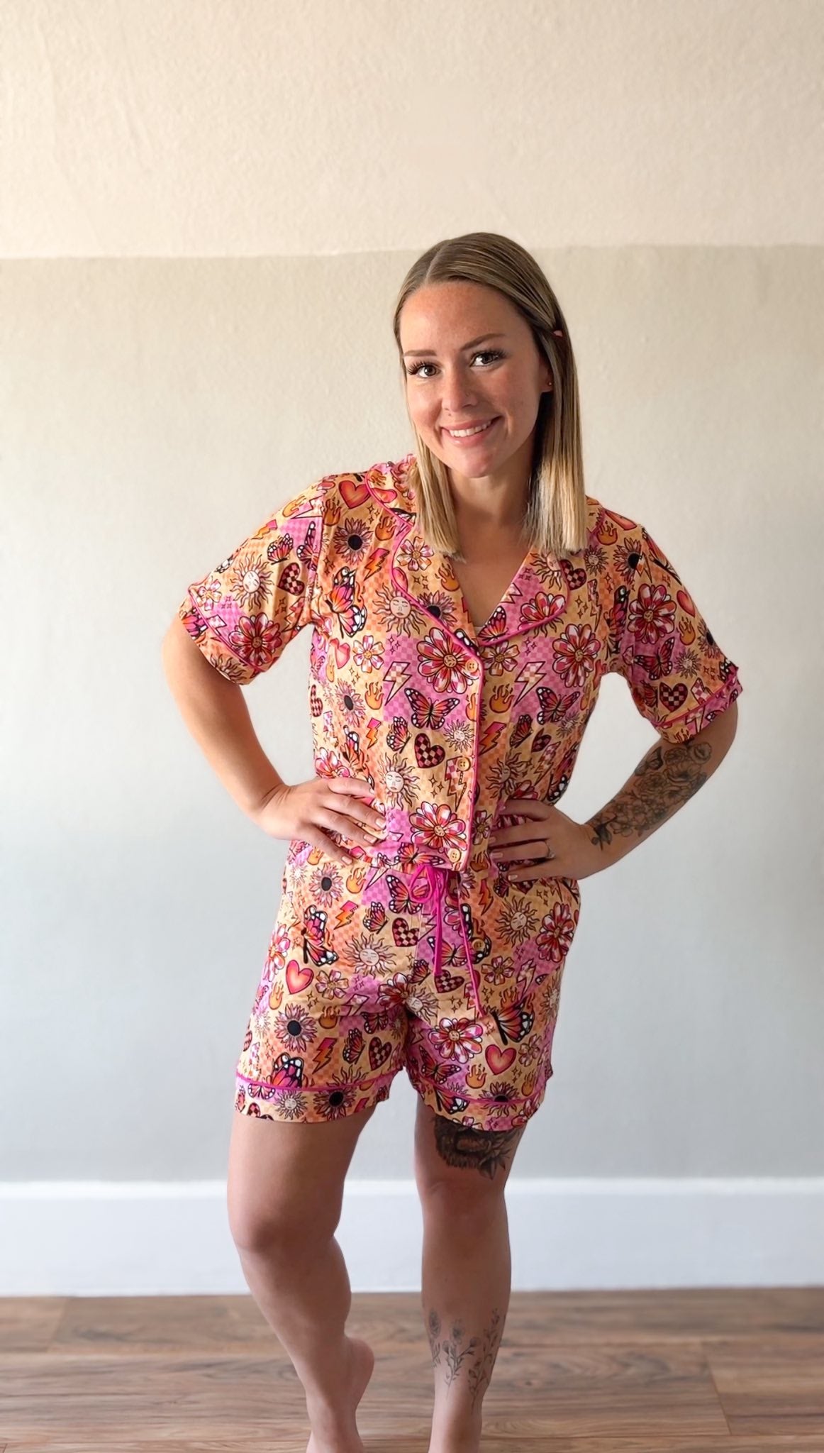 Pretty Reckless Women's Pajama Shorts Set