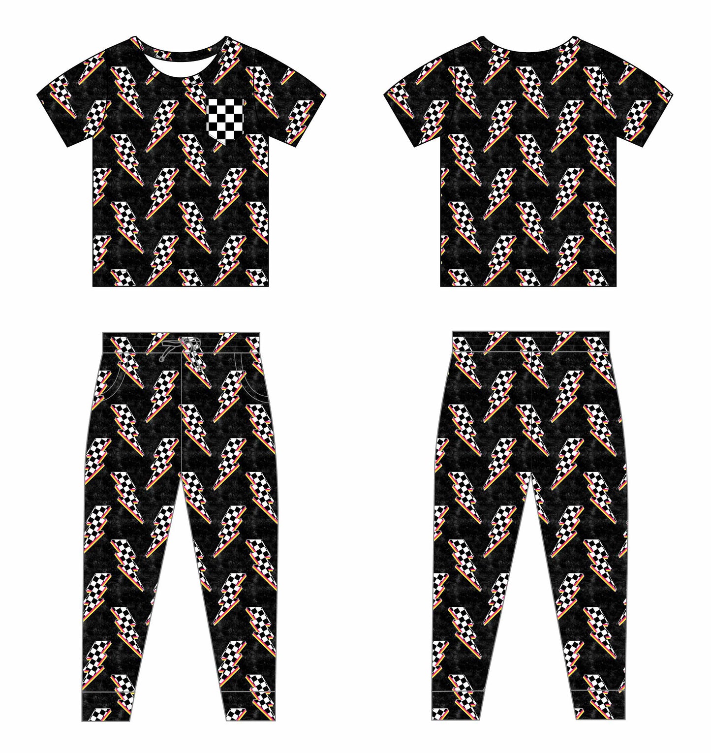 Fast as Lightning Pocket Tee + Joggers