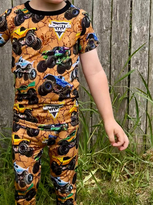 Mud Mayhem Two Piece PJs