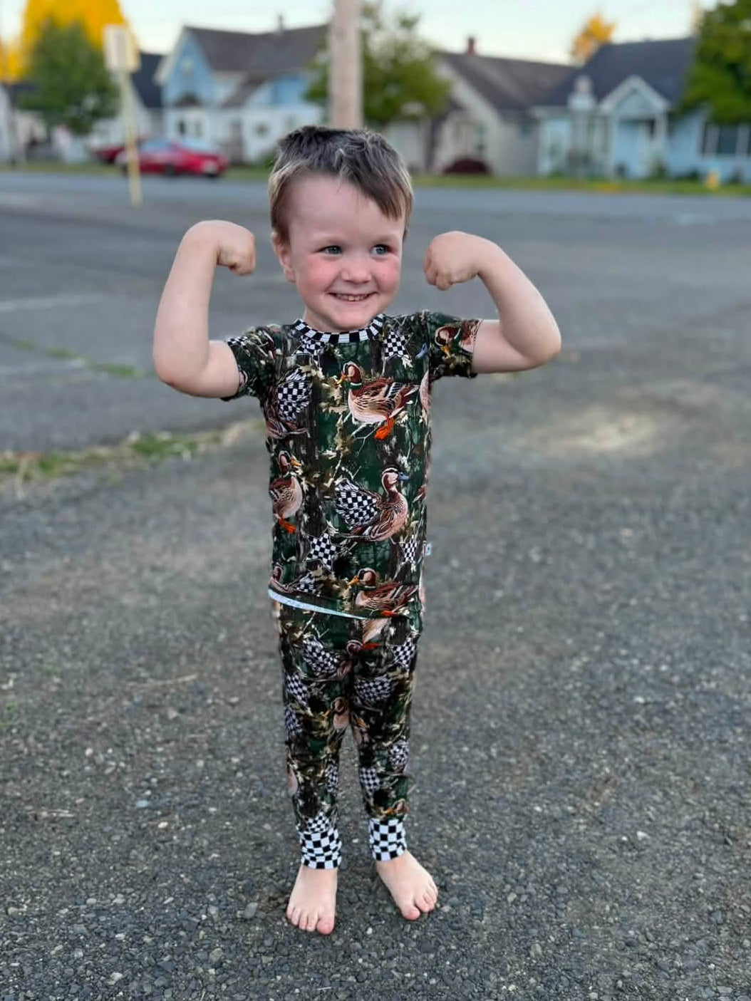 Checkin for Ducks Two Piece PJs