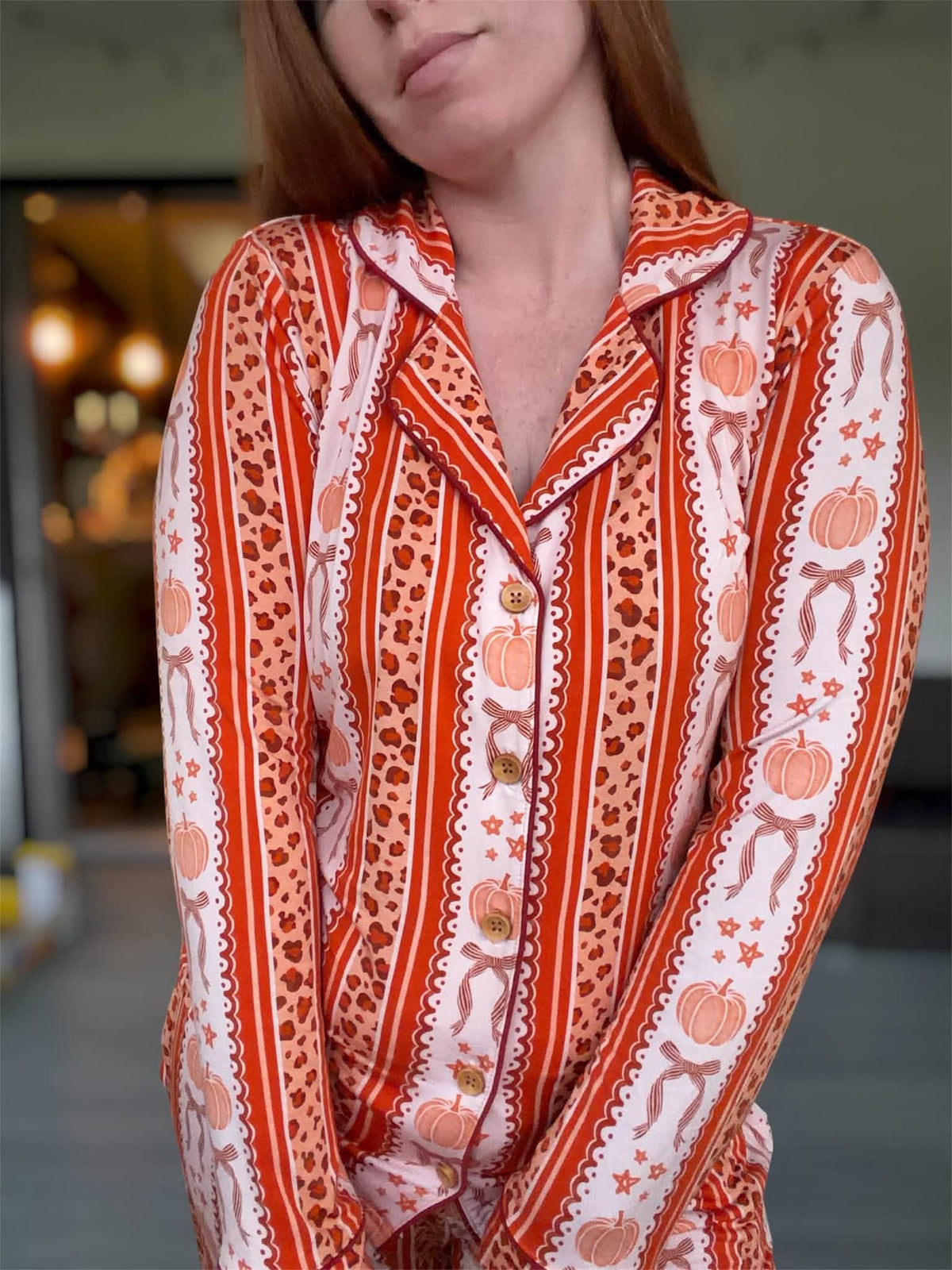 Wild Harvest Women's Long Sleeve and Pant Pajamas