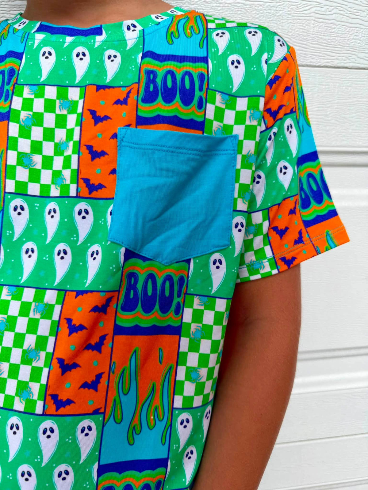 Boo Crew Pocket Tee Shirt