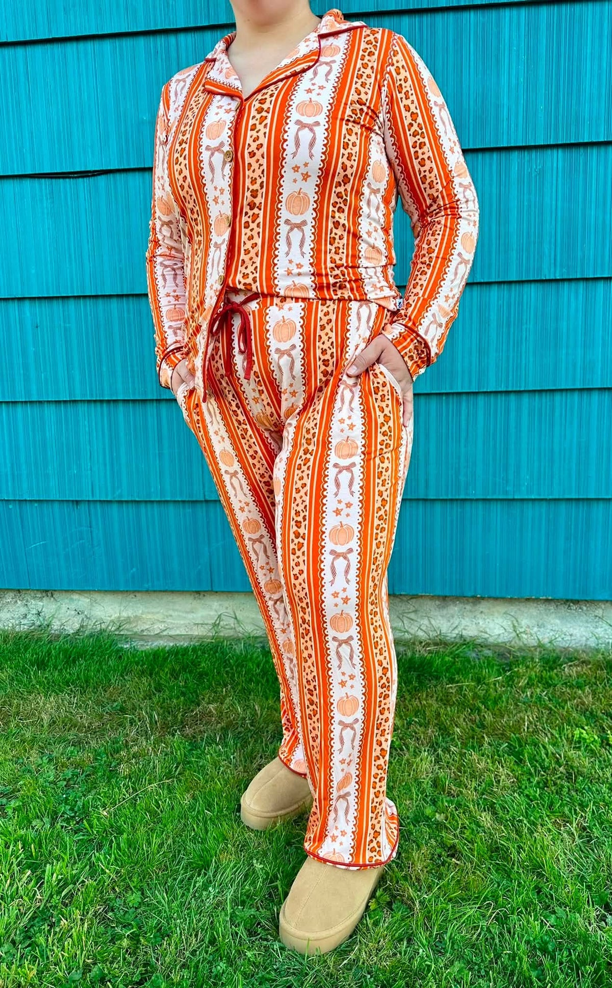 Wild Harvest Women's Long Sleeve and Pant Pajamas