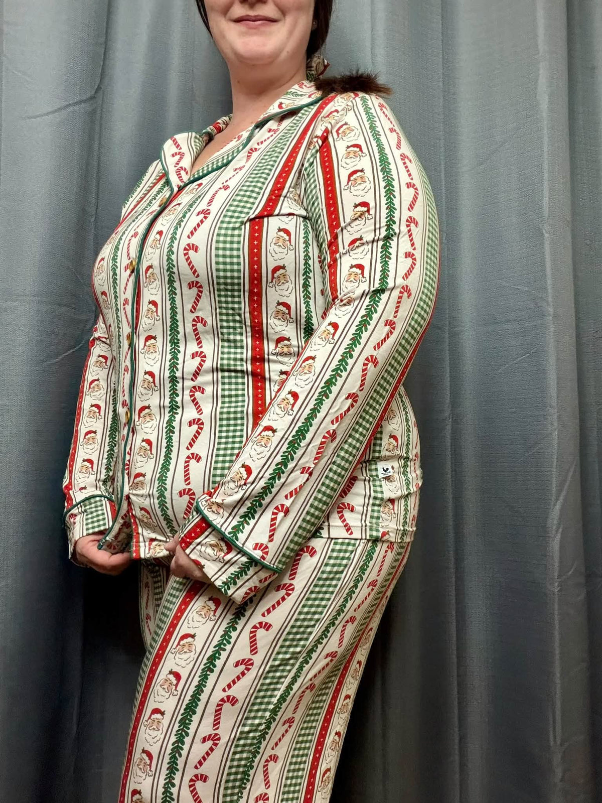 Candy Cane Lane Women's Long Sleeve and Pant Pajamas
