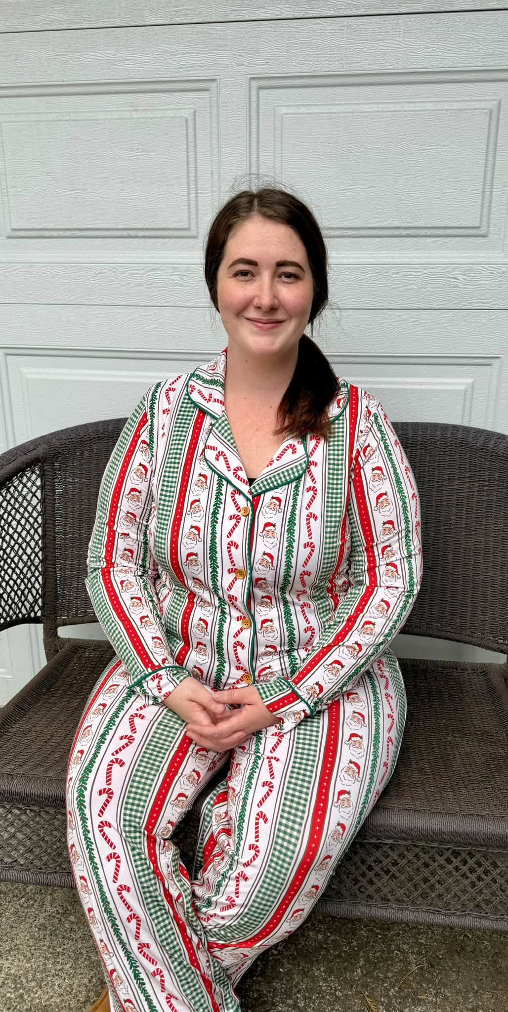 Candy Cane Lane Women's Long Sleeve and Pant Pajamas