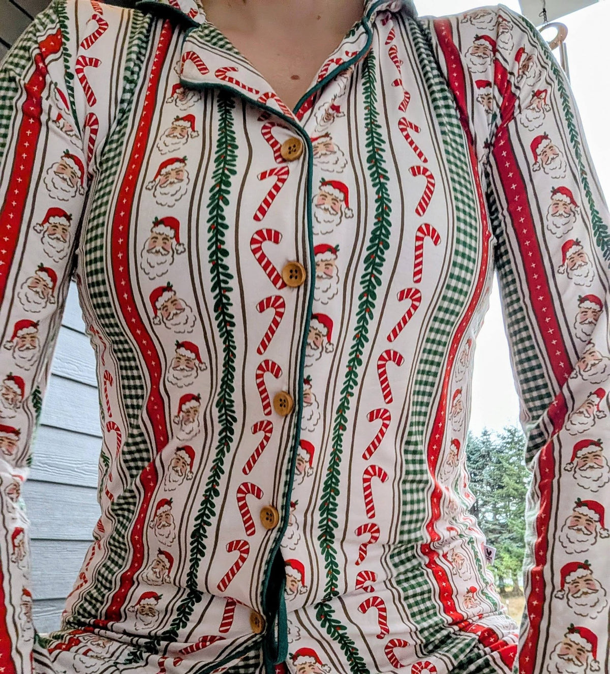 Candy Cane Lane Women's Long Sleeve and Pant Pajamas