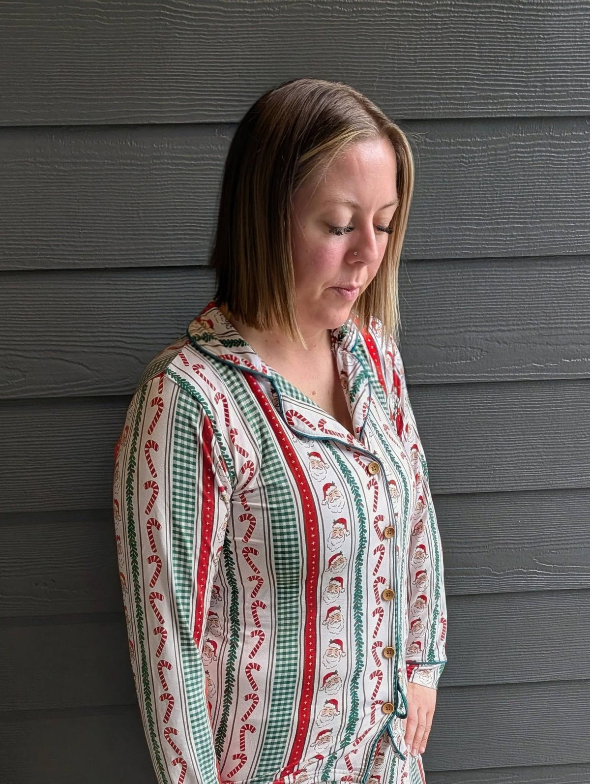 Candy Cane Lane Women's Long Sleeve and Pant Pajamas