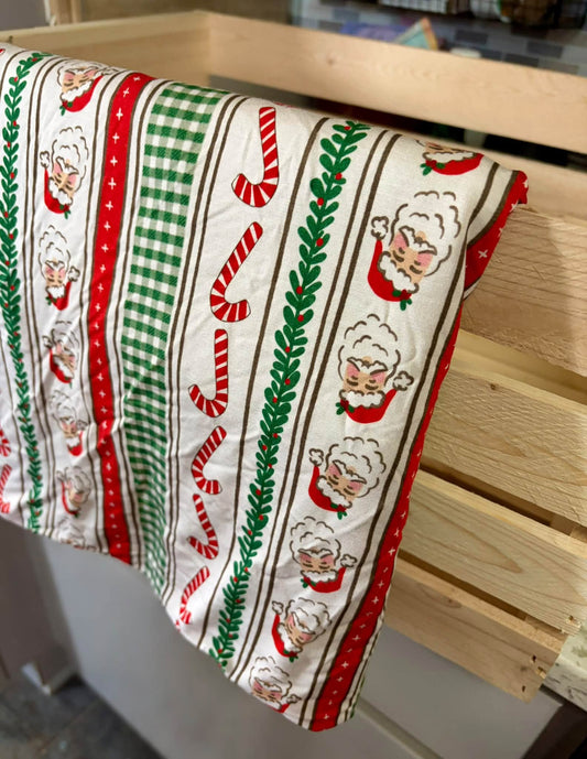 Candy Cane Lane 65x85 Quilted Blanket