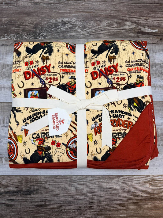 You'll Shoot Yer Eye Out 65x85 Quilted Blanket