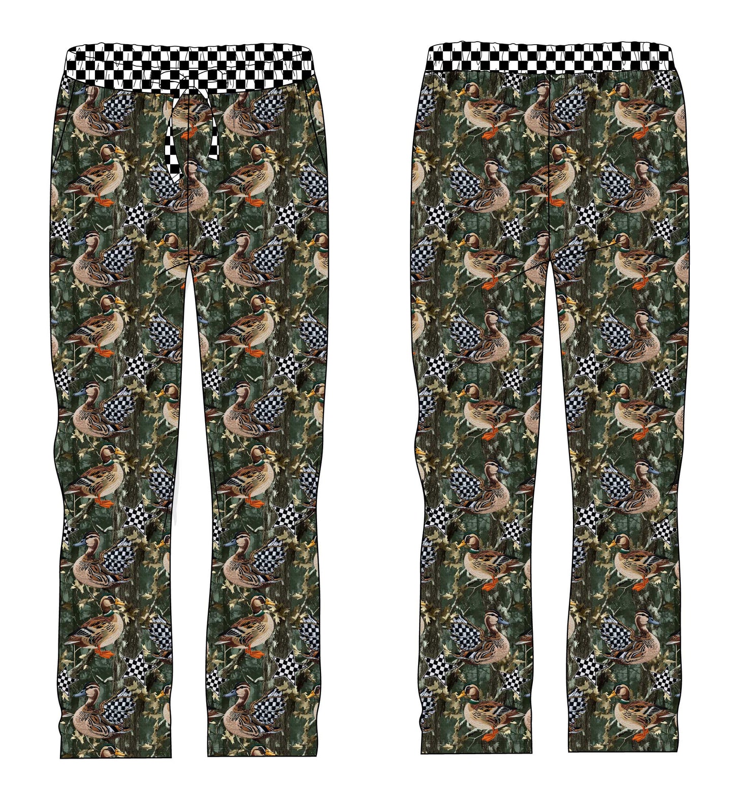 Checkin for Ducks Men's Pajama Pants