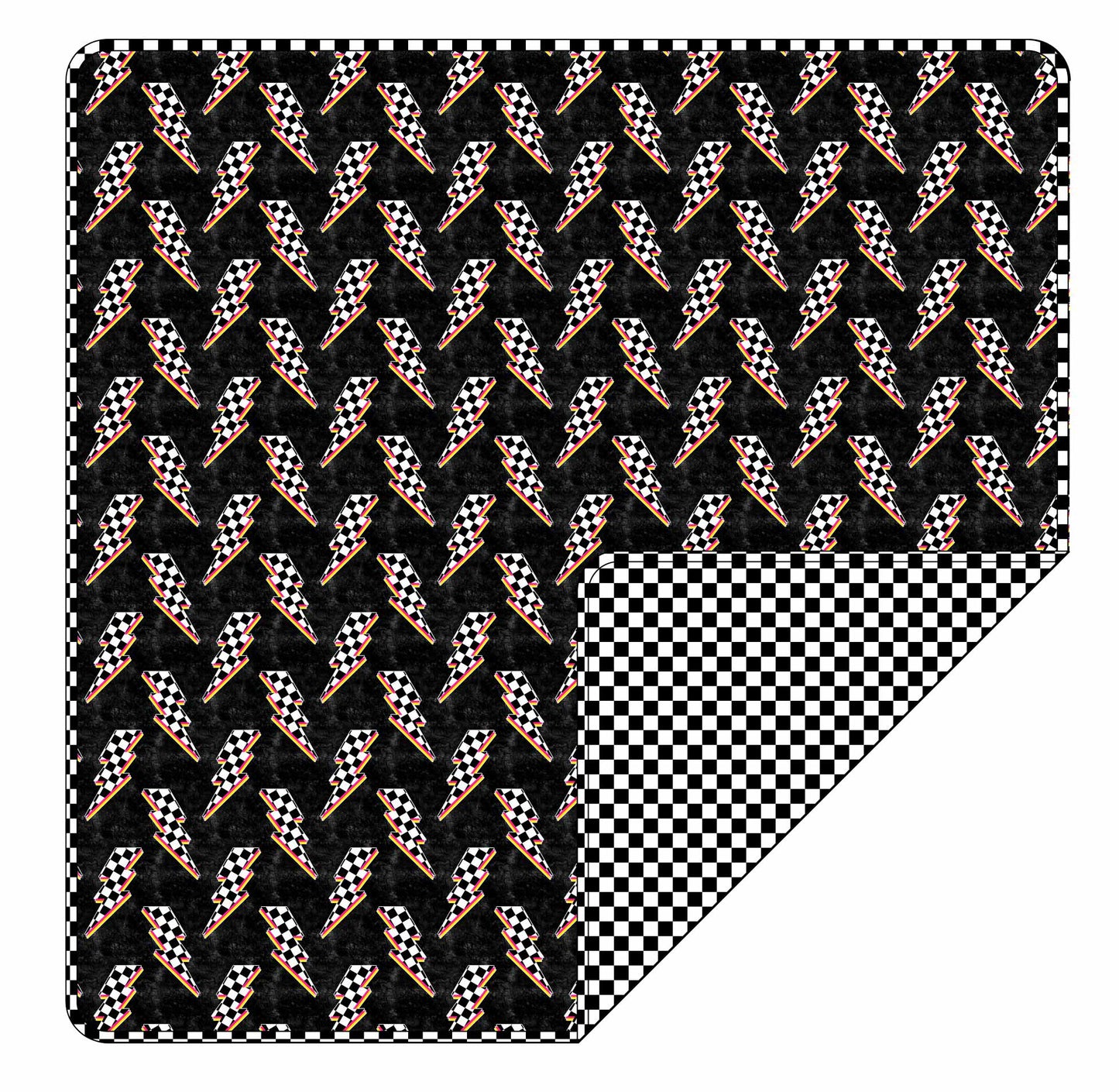 Fast as Lightning 50x50 Double Layer Blanket