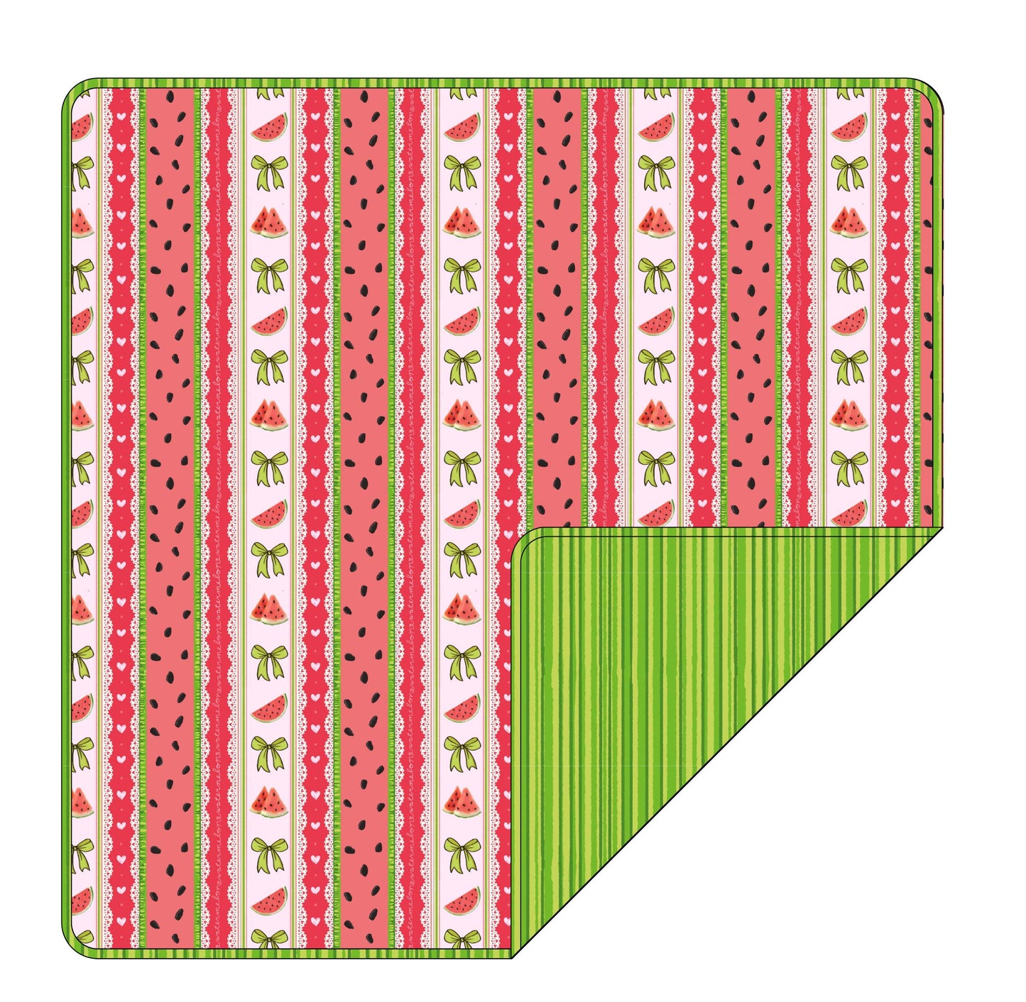 Watermelon Sugar 50x50 Double Layer Blanket