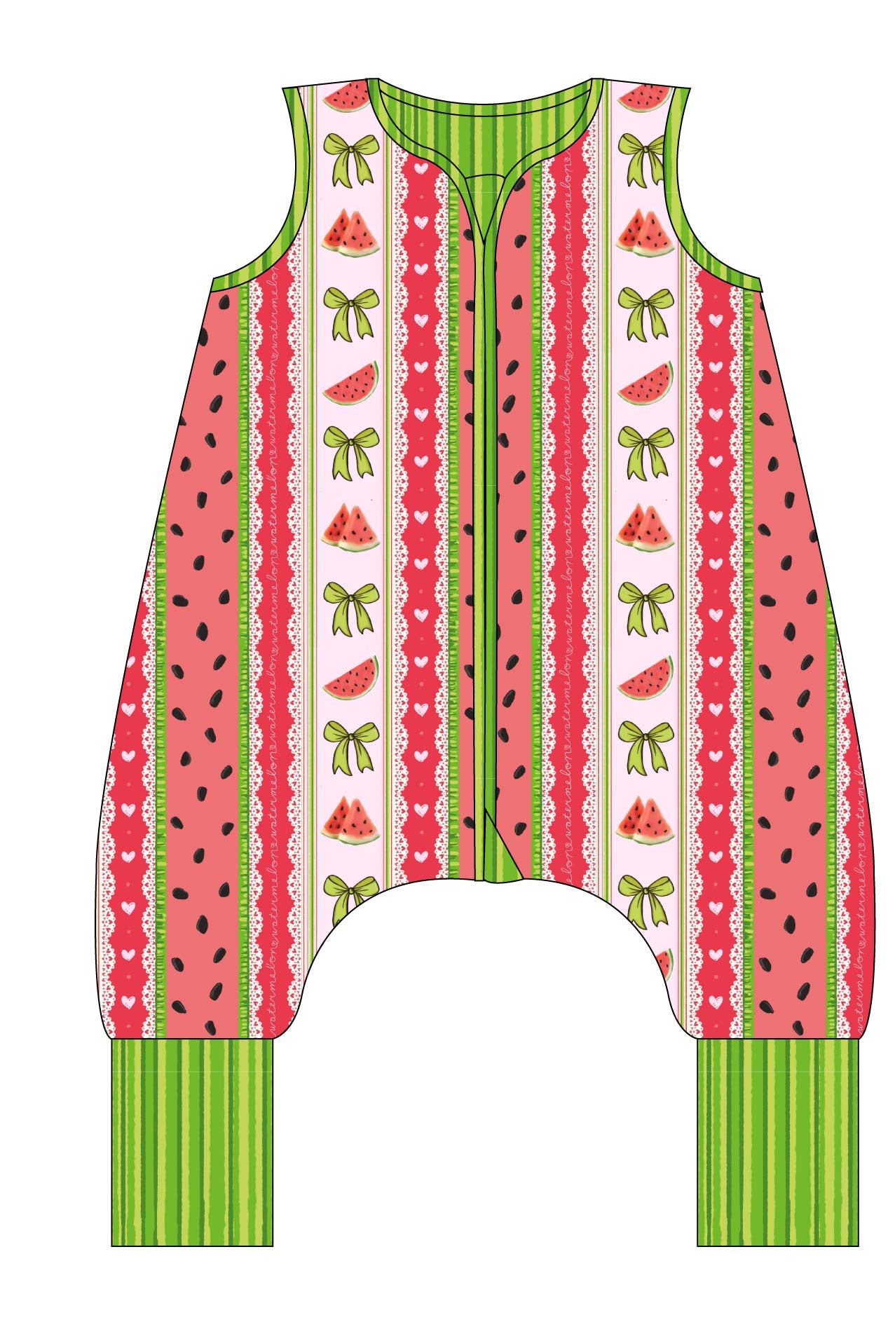 Watermelon Sugar Sleepsack Walker
