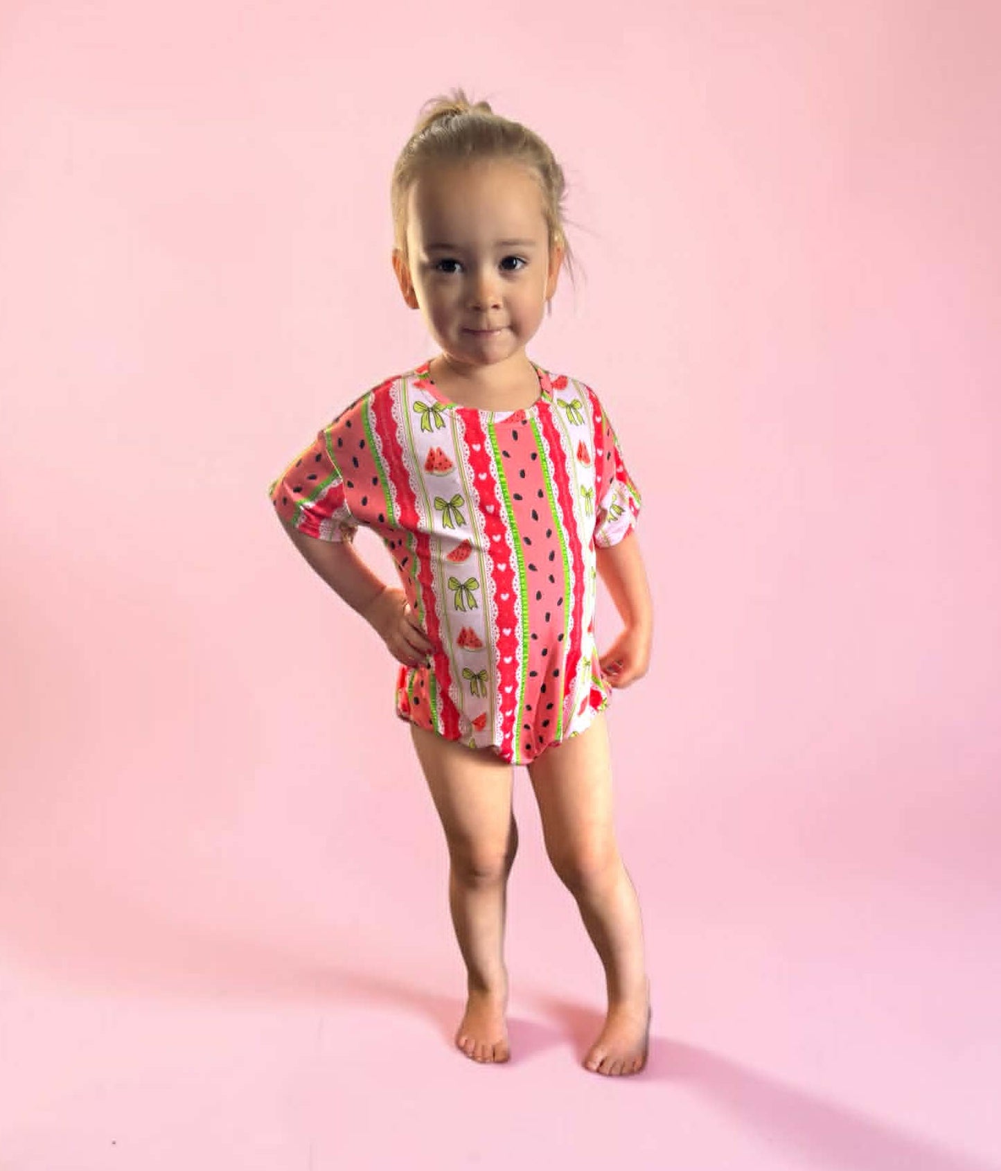 Watermelon Sugar Bubble Romper