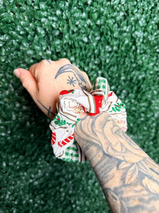 Candy Cane Lane Scrunchie