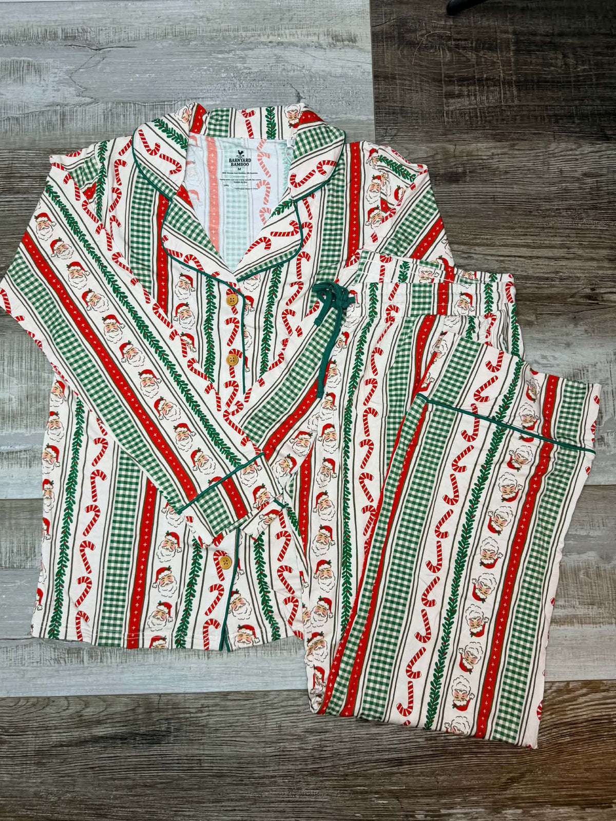 Candy Cane Lane Women's Long Sleeve and Pant Pajamas